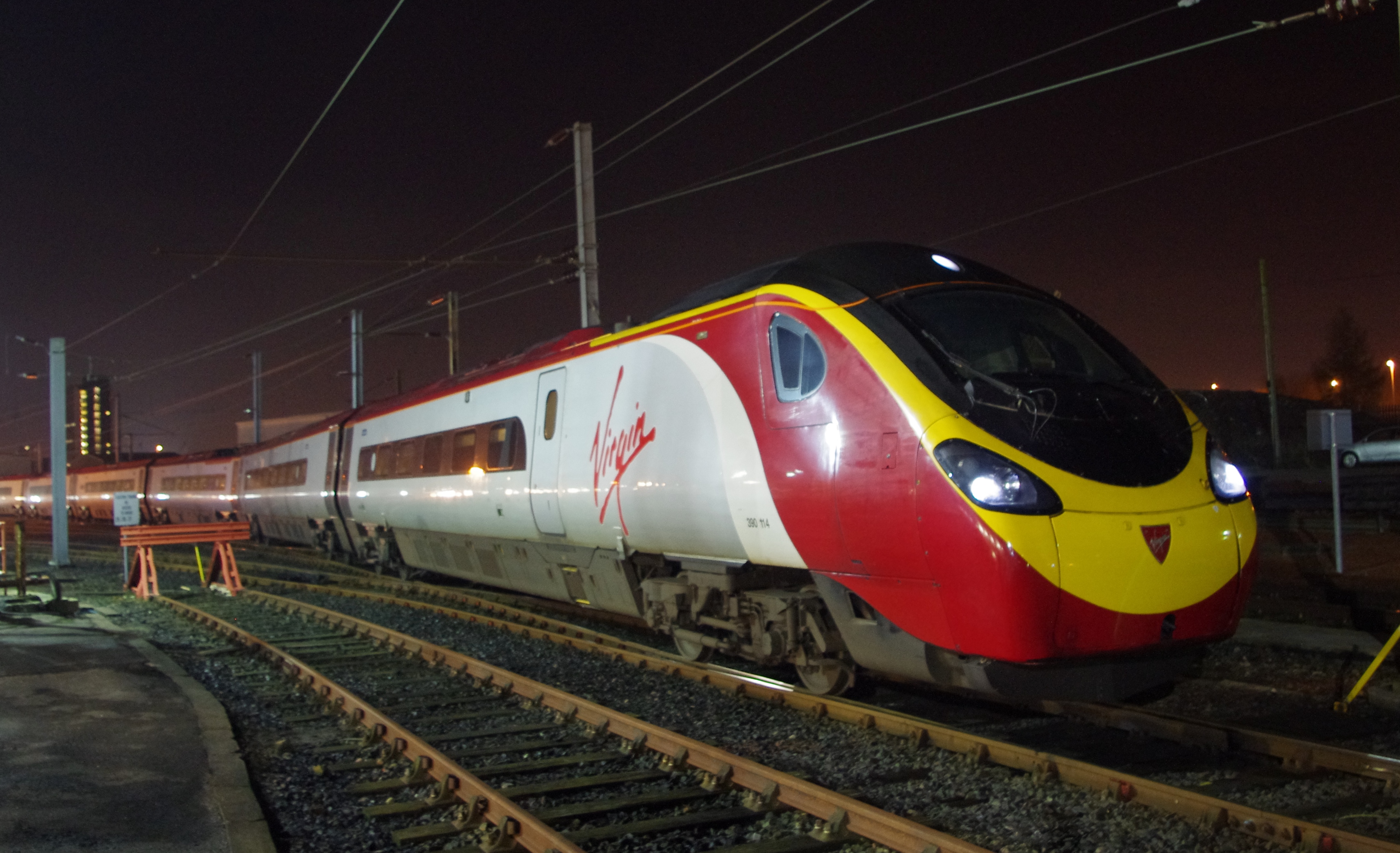 Pendolino de Virgin Trains sur la WCML
