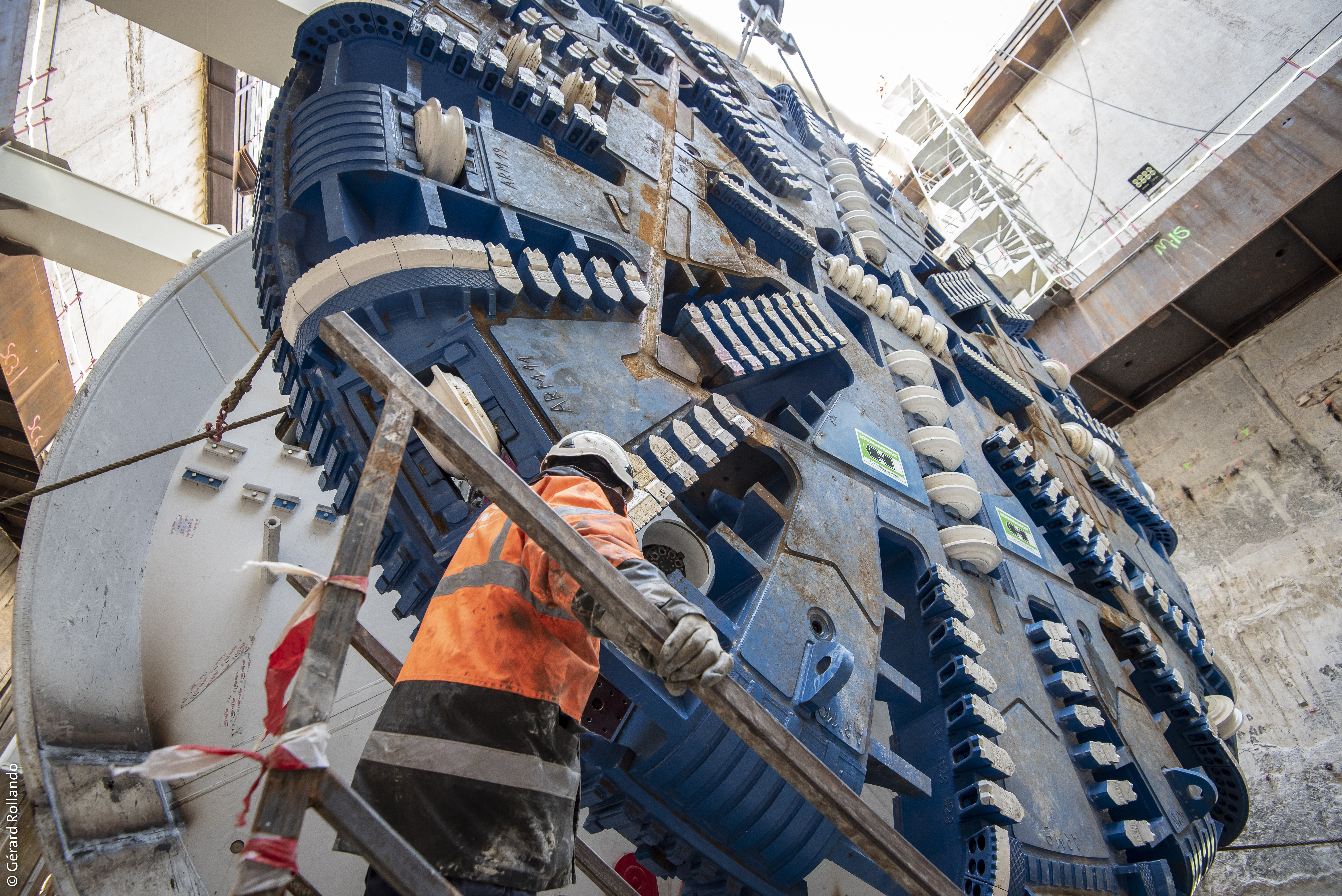 Descente de la roue de coupe à Arcueil - Cachan