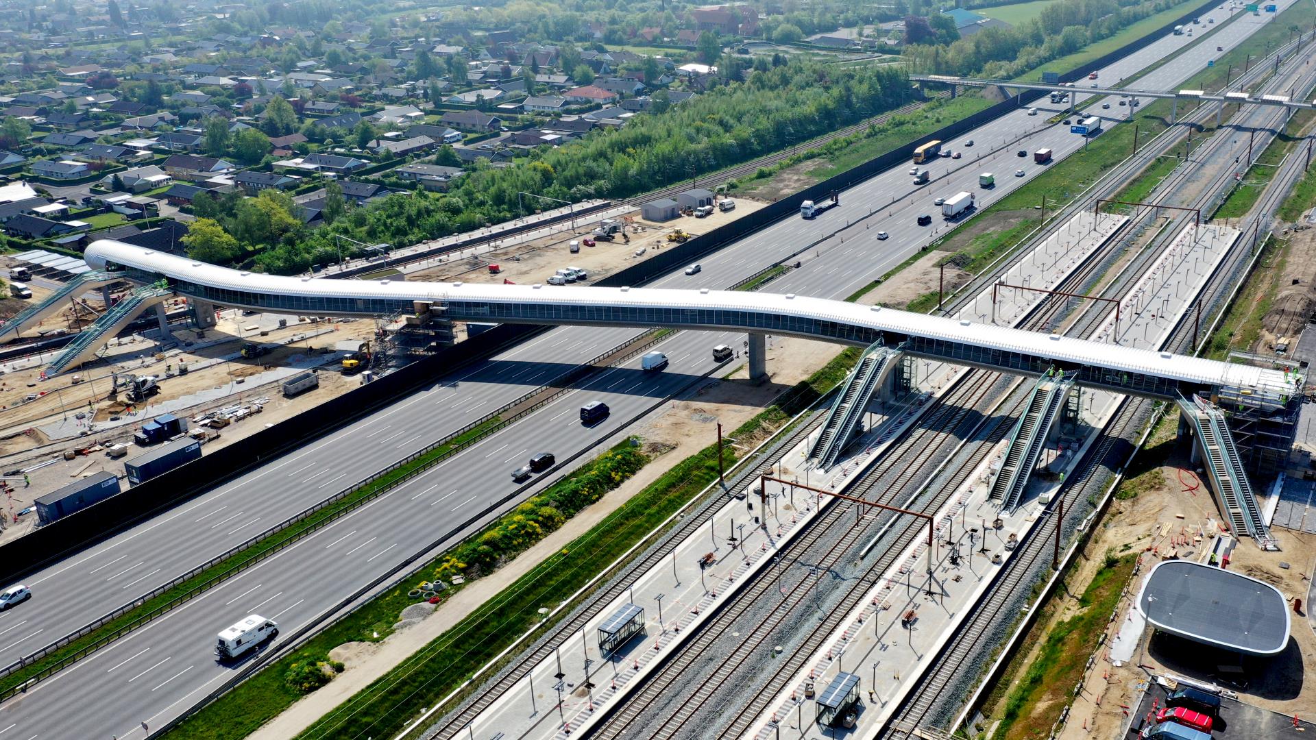 La LGV danoise à Køge Nord