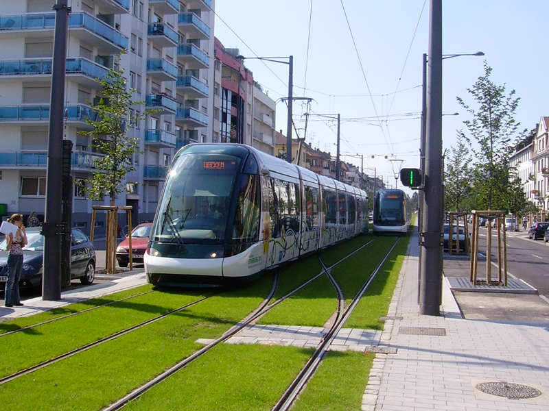Une trame verte pour l’extension du réseau tram à Strasbourg