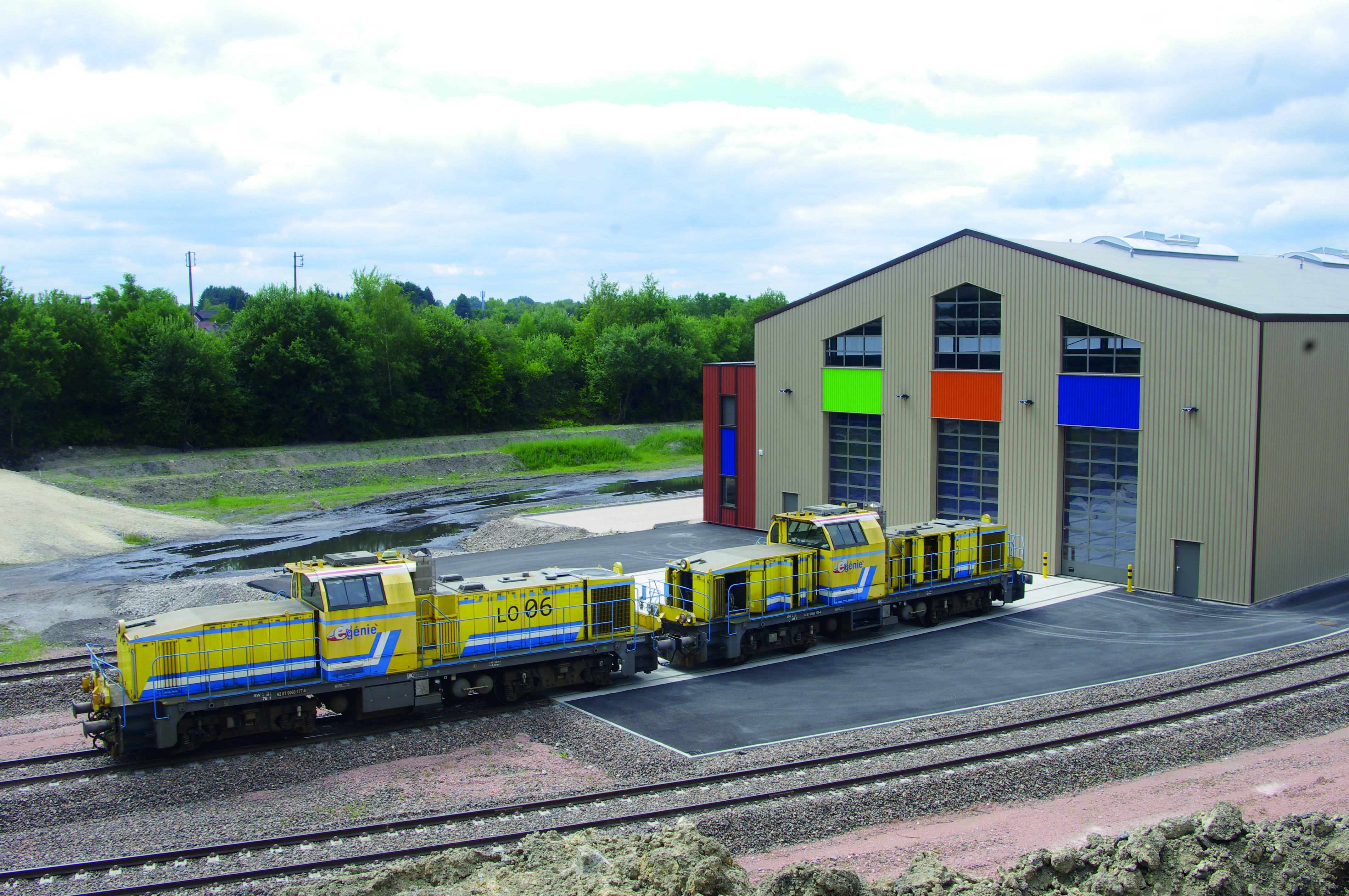 La halle de maintenance mutualisée a été inaugurée en mai 2018 au cœur de l’emprise Mecateamplatform.