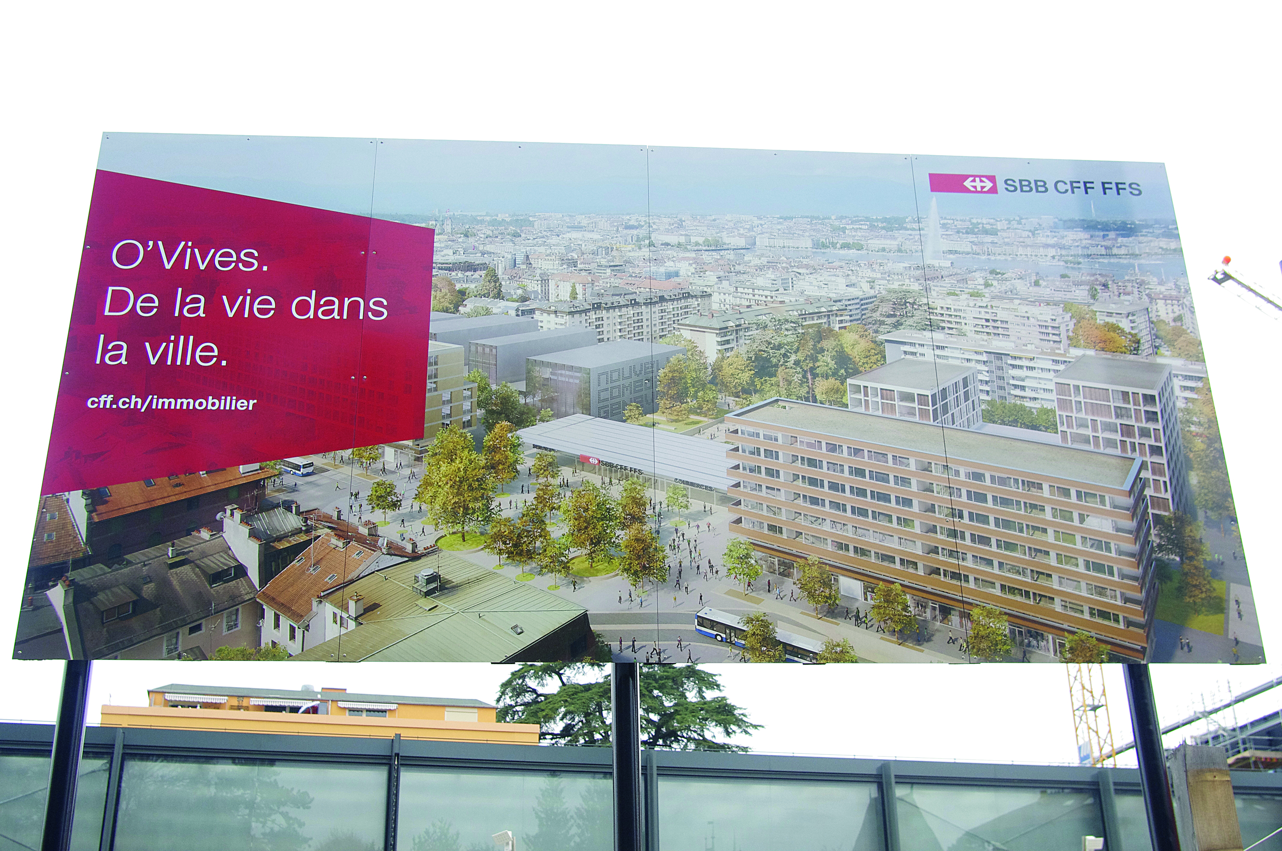 Leman express Gare Eaux Vives