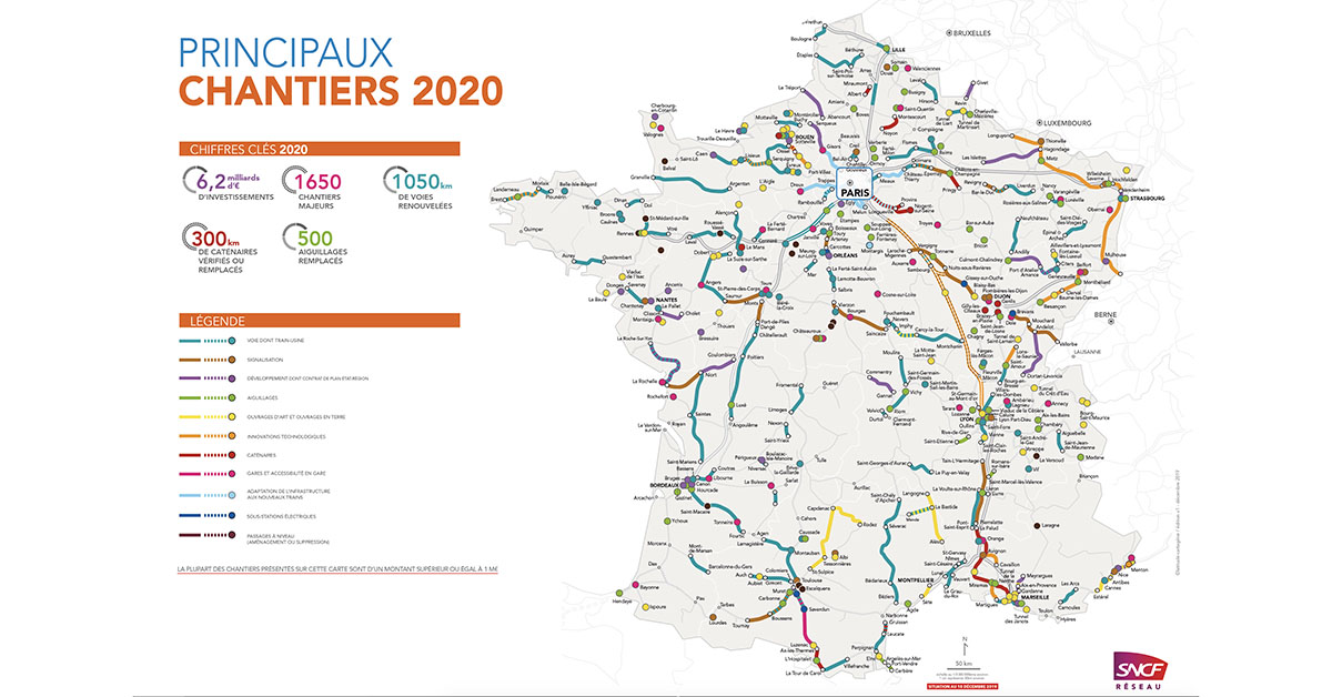 2,8 milliards pour rajeunir le réseau ferré