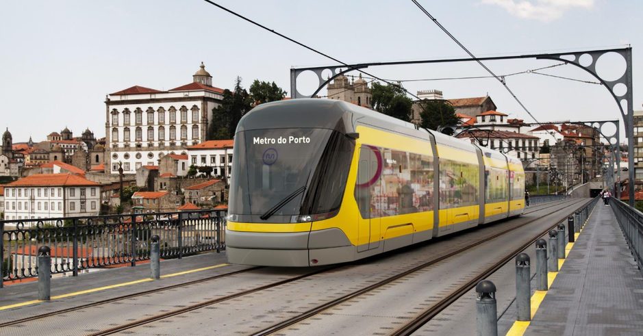 Future rame CRRC pour Metro do Porto