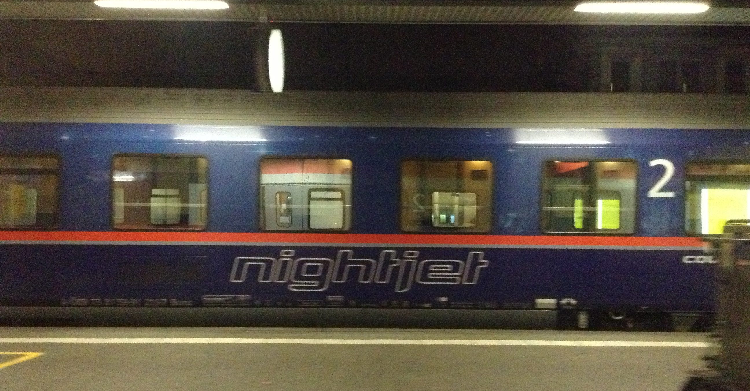 Train de nuit Nightjet ÖBB