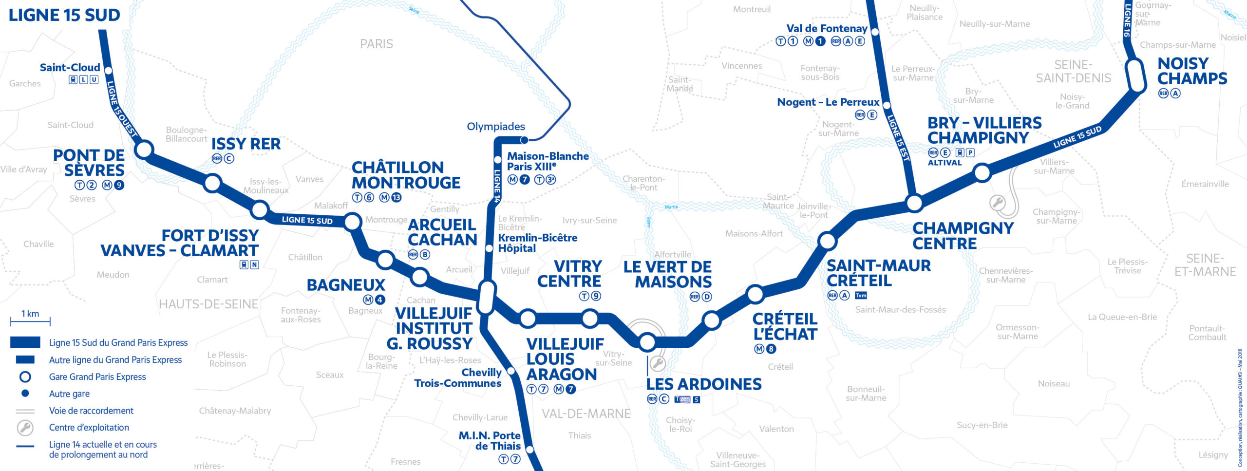 Le dernier marché des voies et caténaires pour la ligne 15 Sud attribué à ETF
