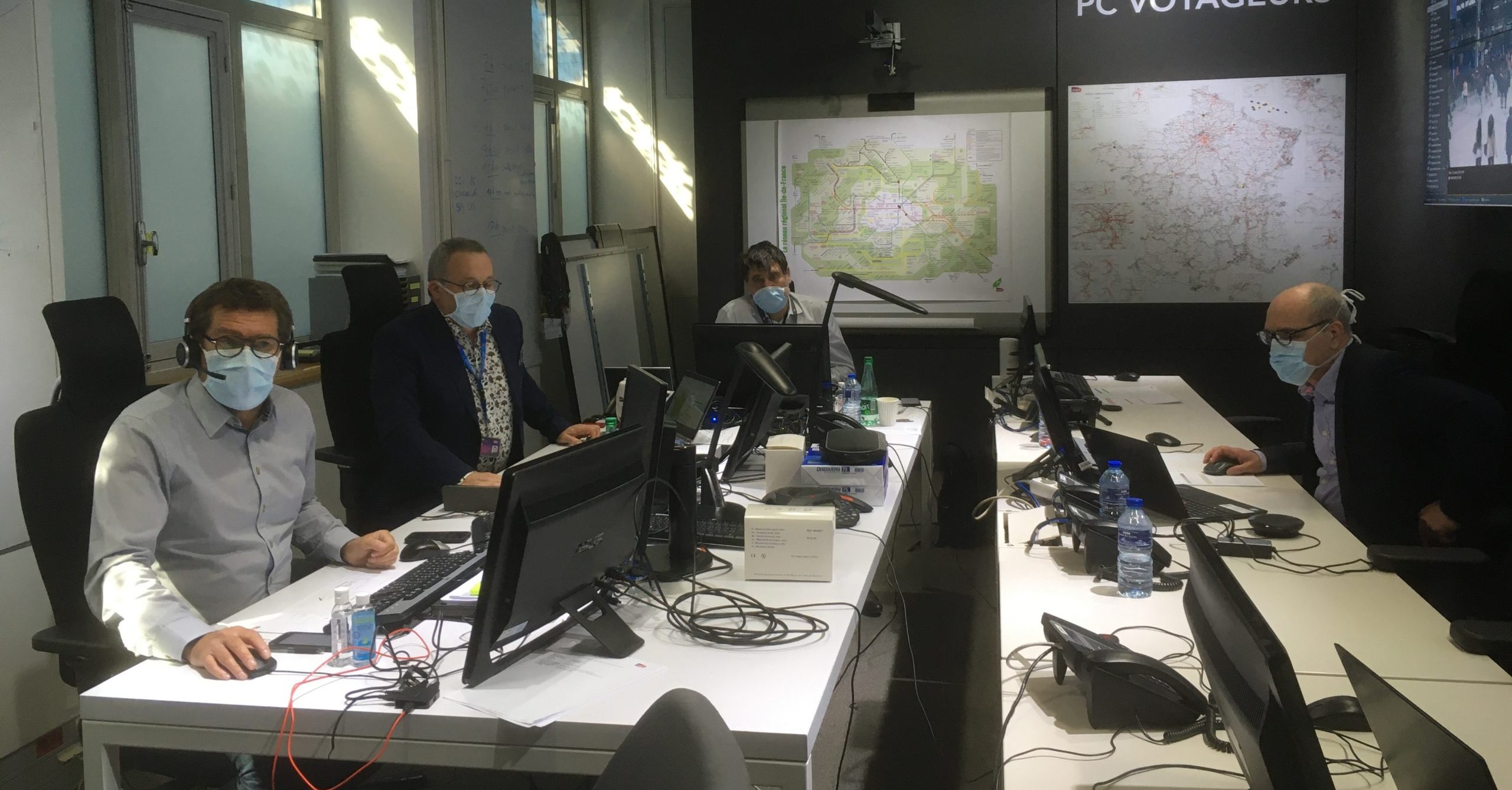 Un PC pour surveiller l’affluence dans les trains