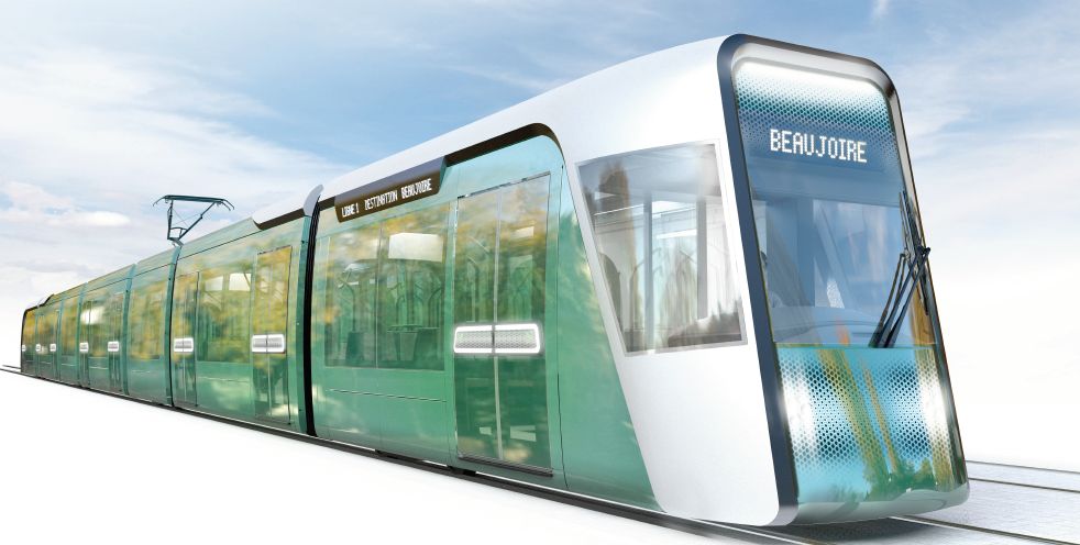 quatrième génération de tram pour Nantes
design RCP
