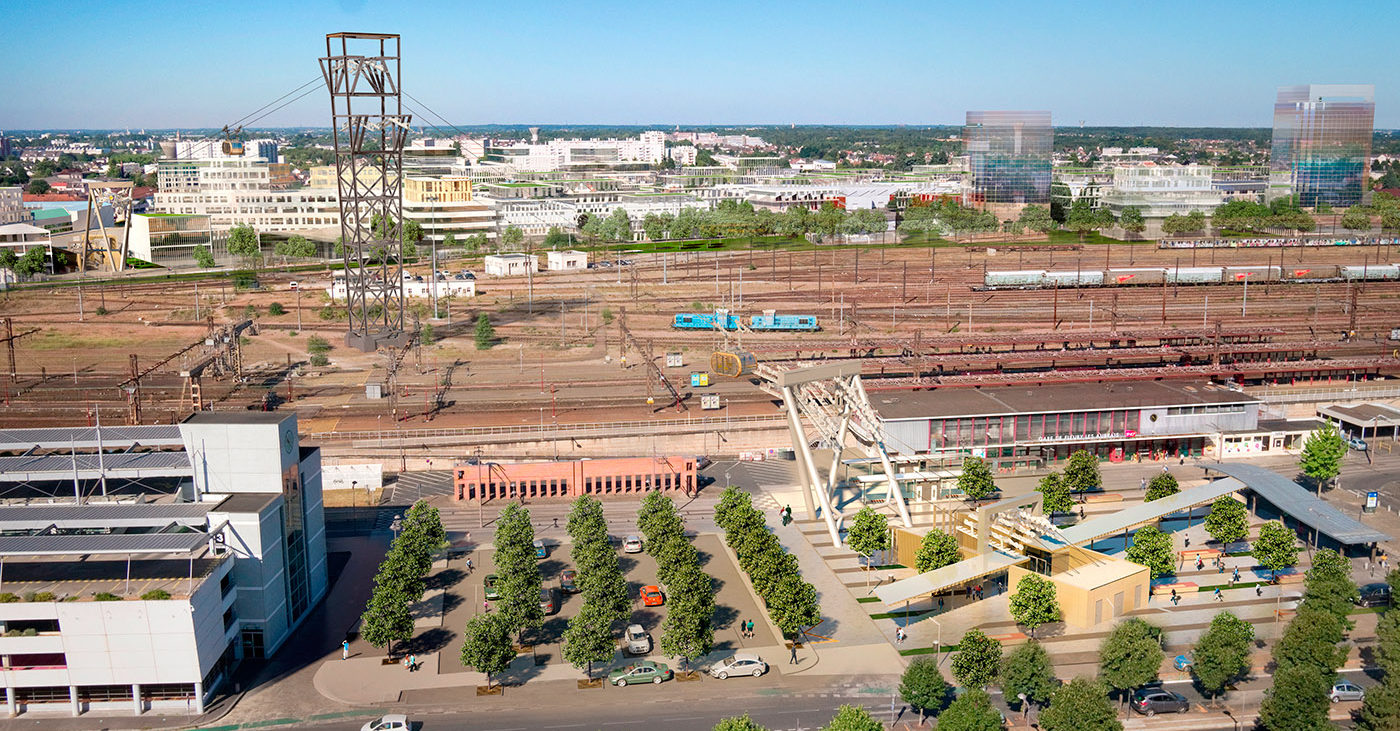 Projet de téléphérique urbain des Aubrais