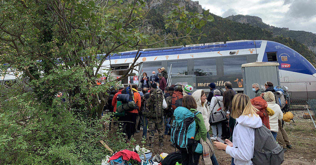 Après la tempête Alex, les circulations ferroviaires sont rétablies progressivement