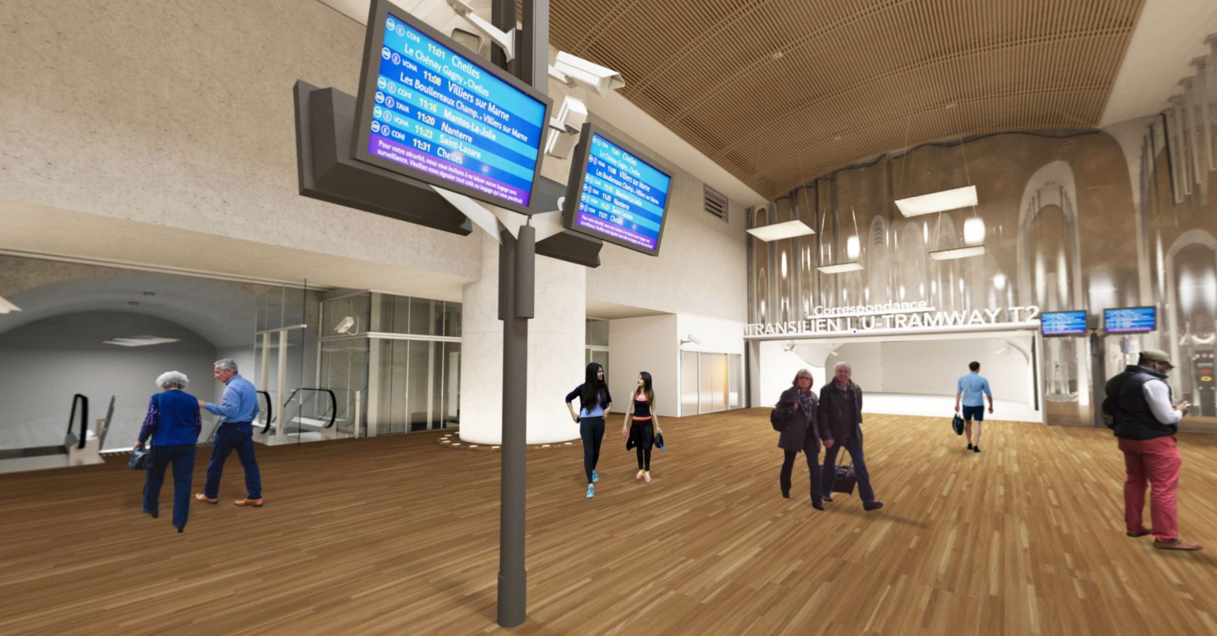 Le RER E avance à petits pas