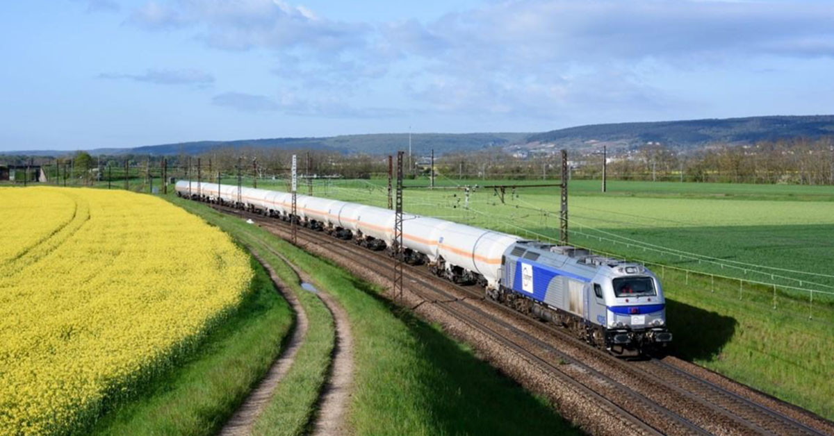 Europorte teste le biocarburant issu du colza sur un train de fret