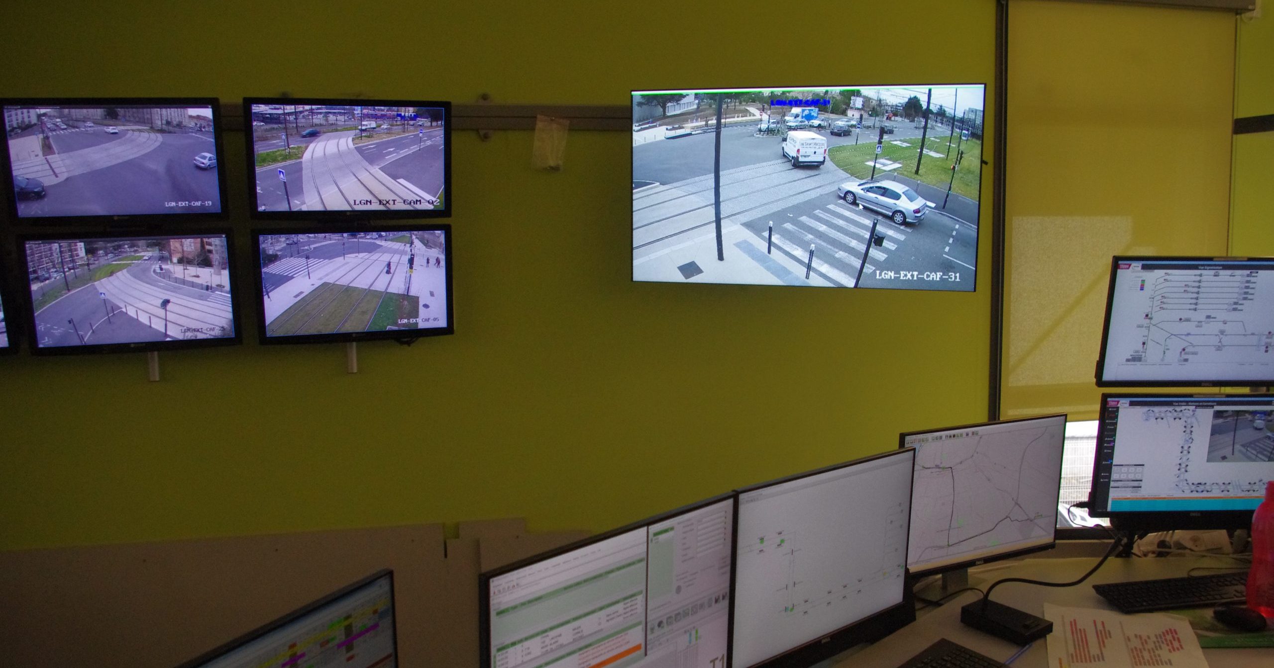 Poste de contrôle centralisé du tram d'Avignon