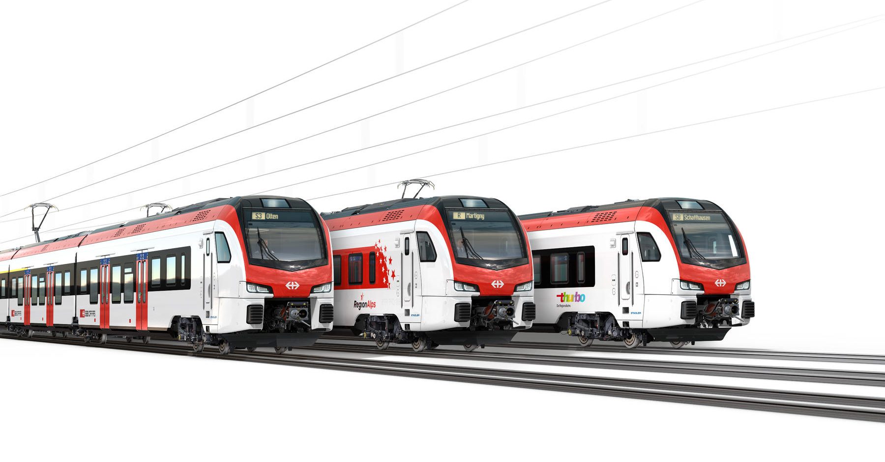 Trains régionaux Stadler pour CFF