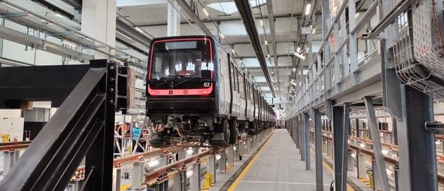 Début des tests pour les nouvelles rames MP14 qui circuleront  sur la ligne 11 du métro parisien