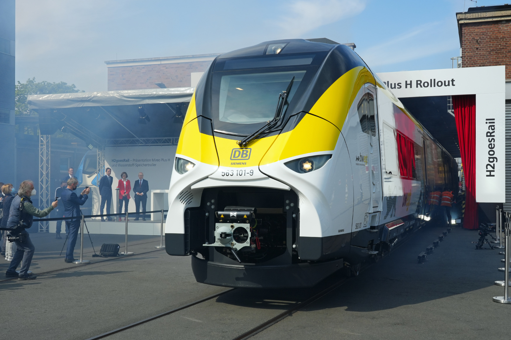 La DB et Siemens présentent leur train à hydrogène