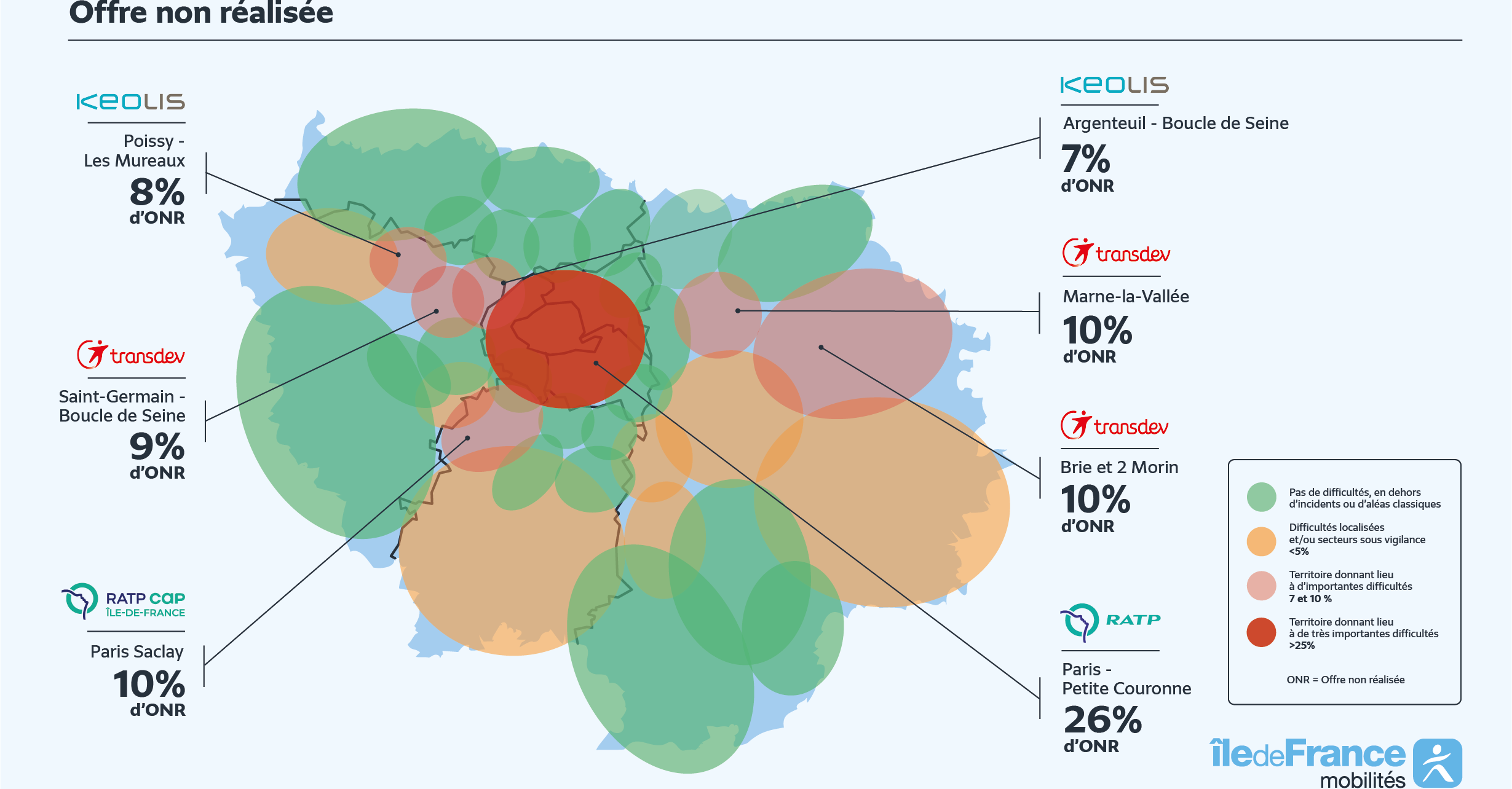 Carte des bus en Ile-de-France