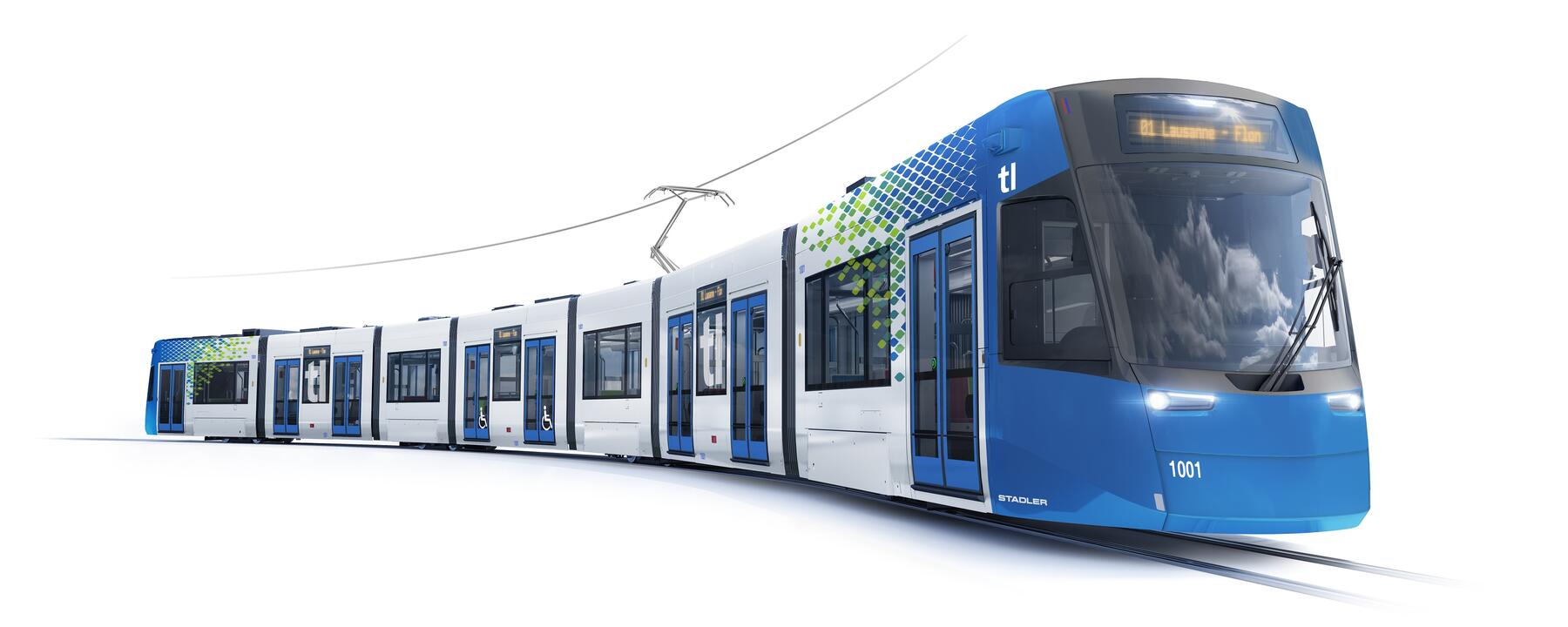 Tram Stadler Tramlink Lausanne