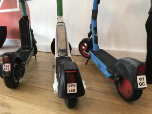 trottinettes électriques en libre-service