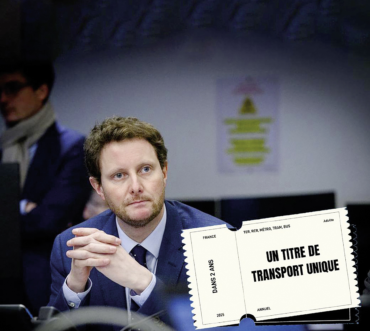Le ministre délégué aux Transports Clément Beaune défend l’idée d’un titre unique de transport pour 2025.