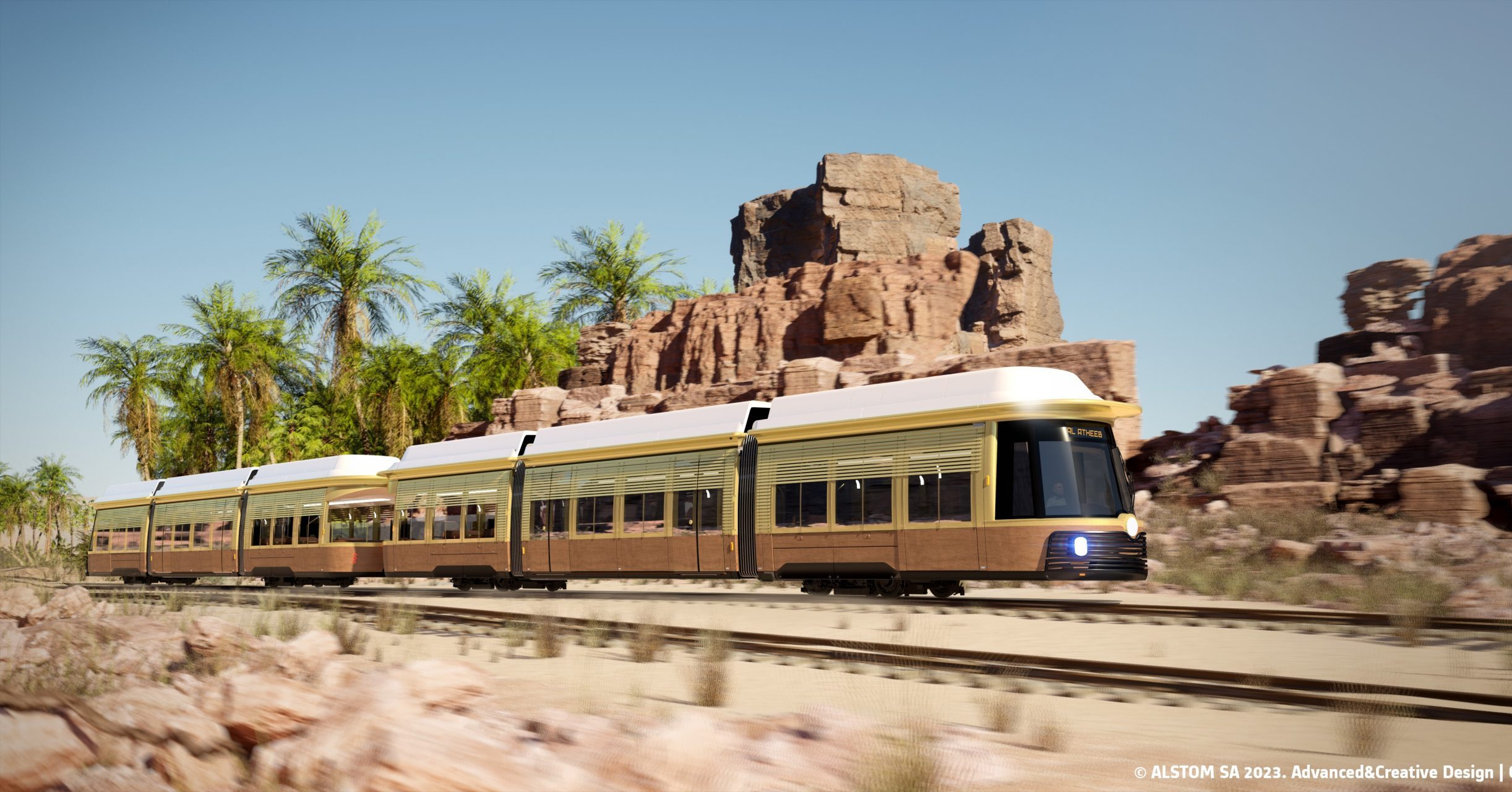 Al Ula Tramway in KSA