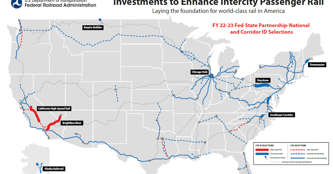 L’administration Biden (re)met le paquet pour la mise à niveau des trains de voyageurs