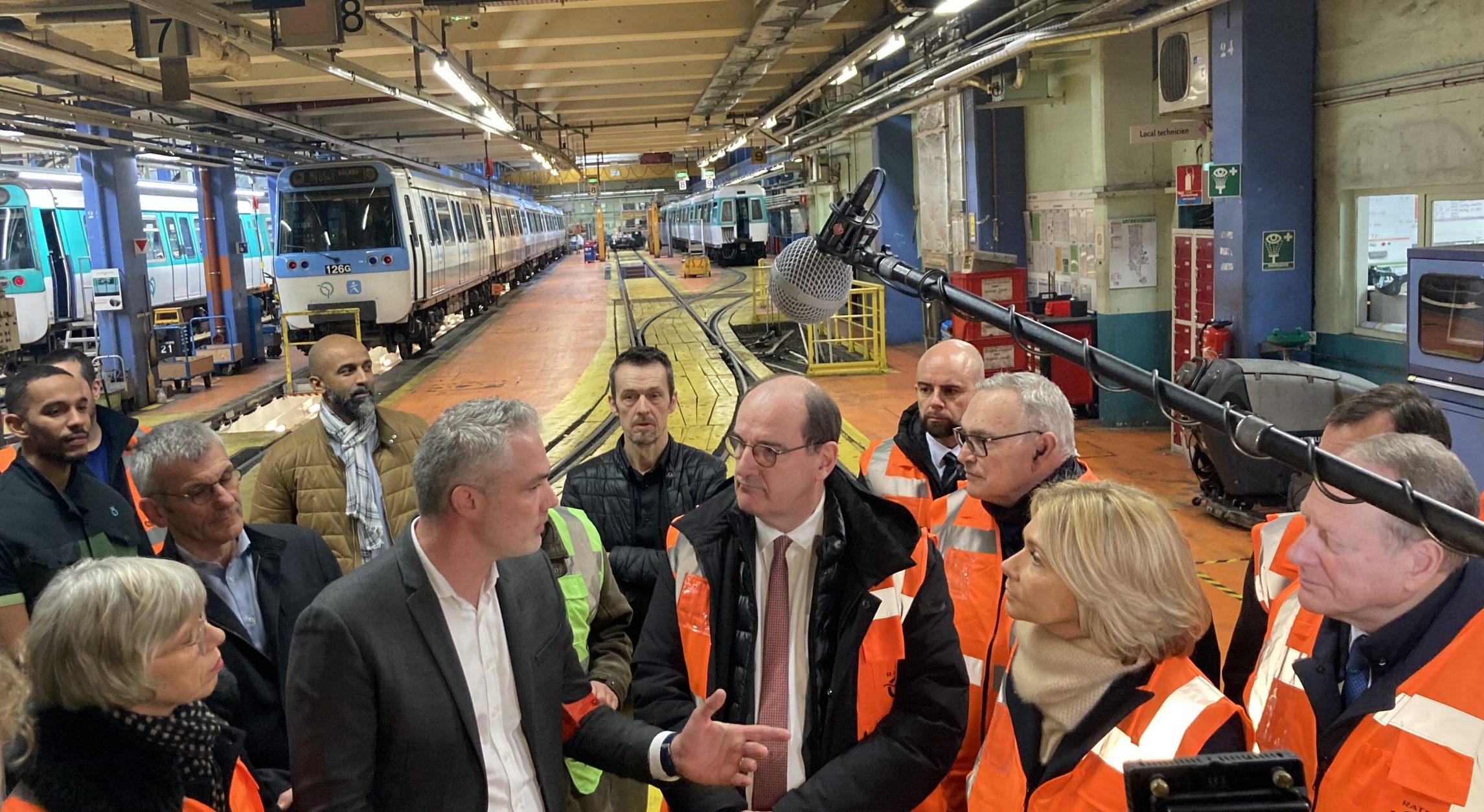 Atelier de Javel, ligne 8 du métro de Paris.