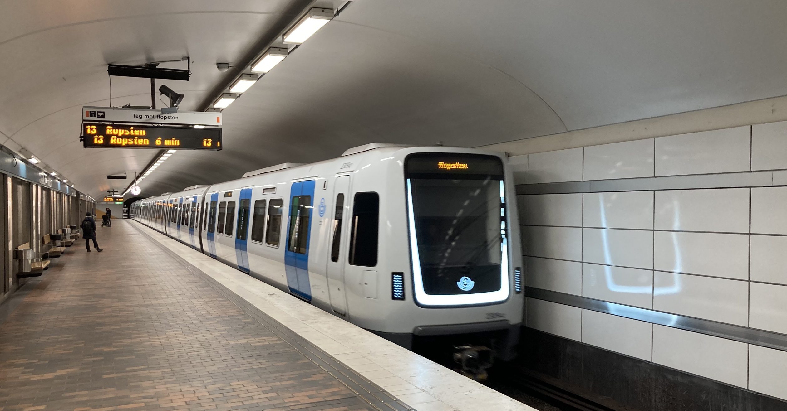Les rames du métro de Stockholm changent de visage