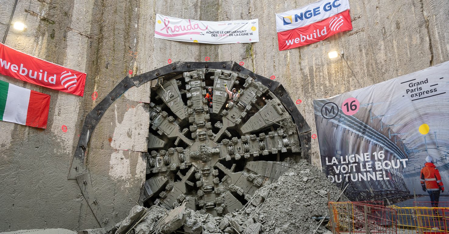 Grand Paris Express : fin du creusement du tunnel de la ligne 16