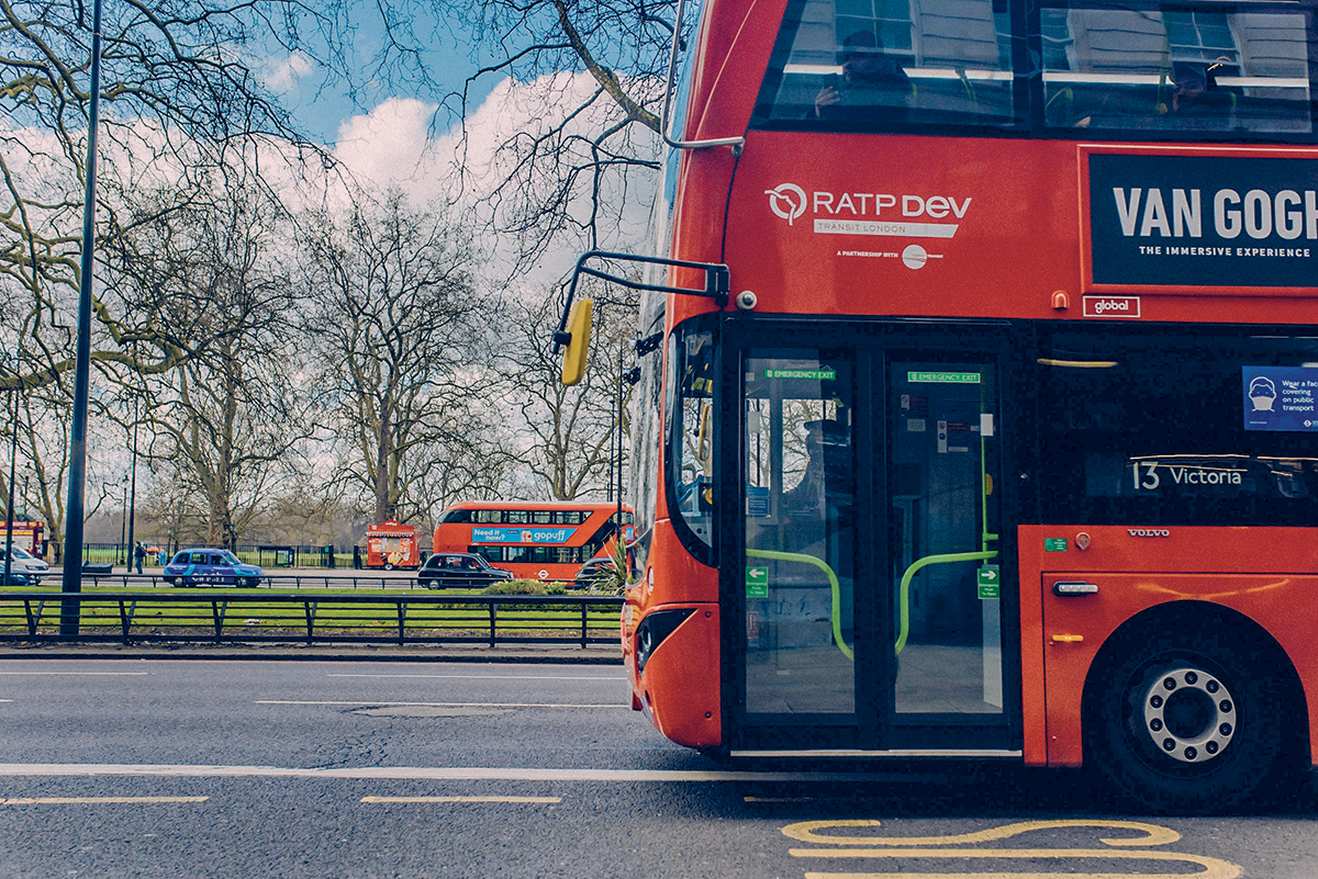 bus londoniens de RATP Dev à Londres.