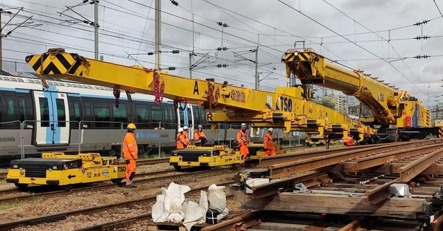 Le grand chantier de renouvellement des aiguillages avance en gare de Paris-Nord