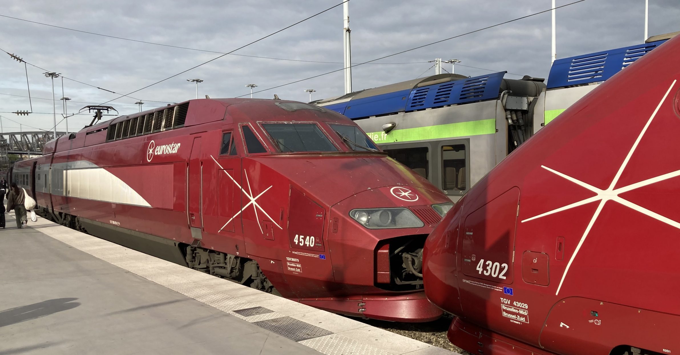 Rames PBA et PBKA Eurostar (ex-Thalys)
