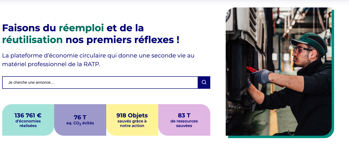 Aperçu du site internet Quai des sources