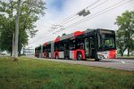 Le trolleybus double-articulé Solari