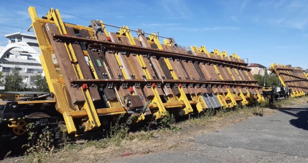 Chantier de renouvellement des aiguillages, gare de l'Est