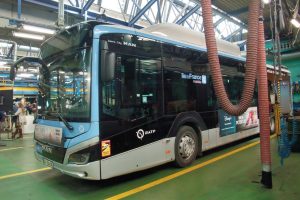 Affecté à Pavillons en janvier 2023, ce Lion’s City 12G a assuré les navettes réservées aux sportifs des Jeux Olympiques de Paris.