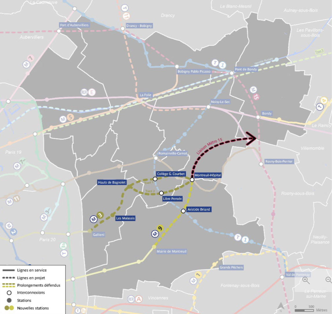 Le collectif « Prolonge mon 9.3 » réclame l&rsquo;extension des lignes 3 et 9 du métro parisien