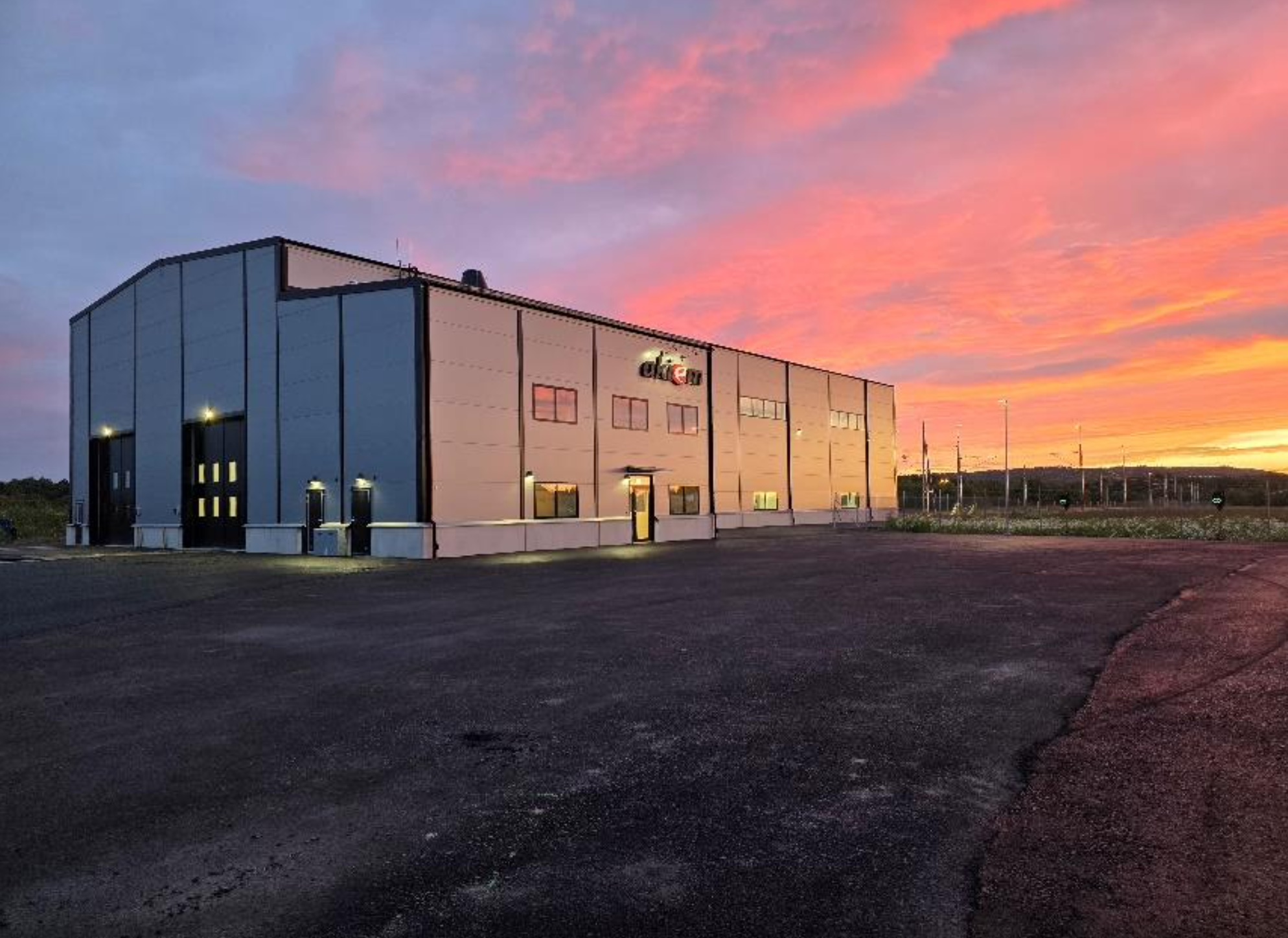 Le nouvel atelier d'Akiem à Borlänge en Suède