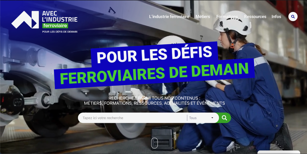 Un site pour mieux connaître les métiers du ferroviaire
