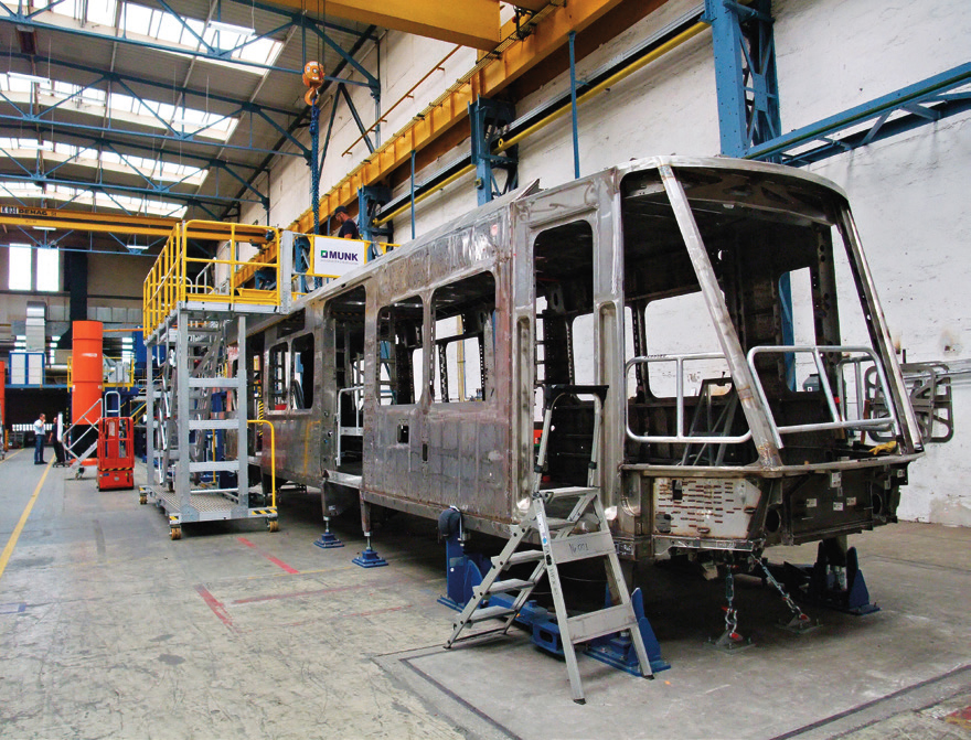 Allach participedésormais aussi à
la construction des
chaudrons de certains
matériels du type
« Stadtbahn ».