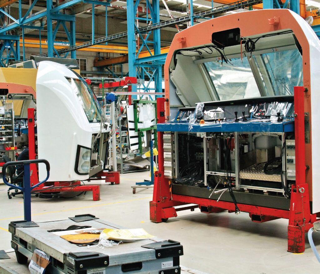 Le principe demodularité s’applique
aussi aux extrémités
frontales, conçues
comme des modules
à part entière.