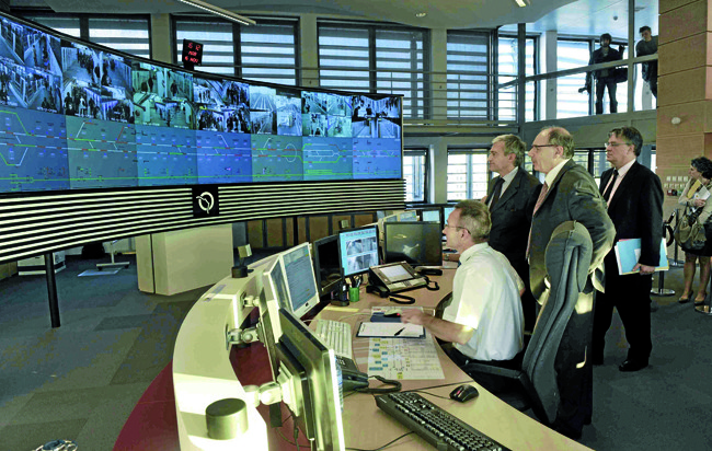 Le PC de la ligne 1 du métro parisien a pris le commandement