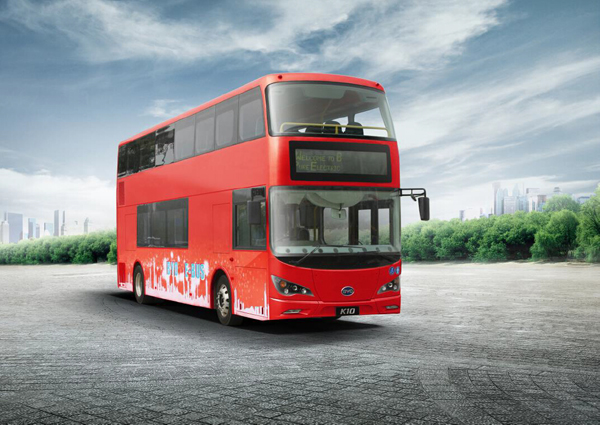 Byd conçoit un bus électrique à deux étages pour Londres